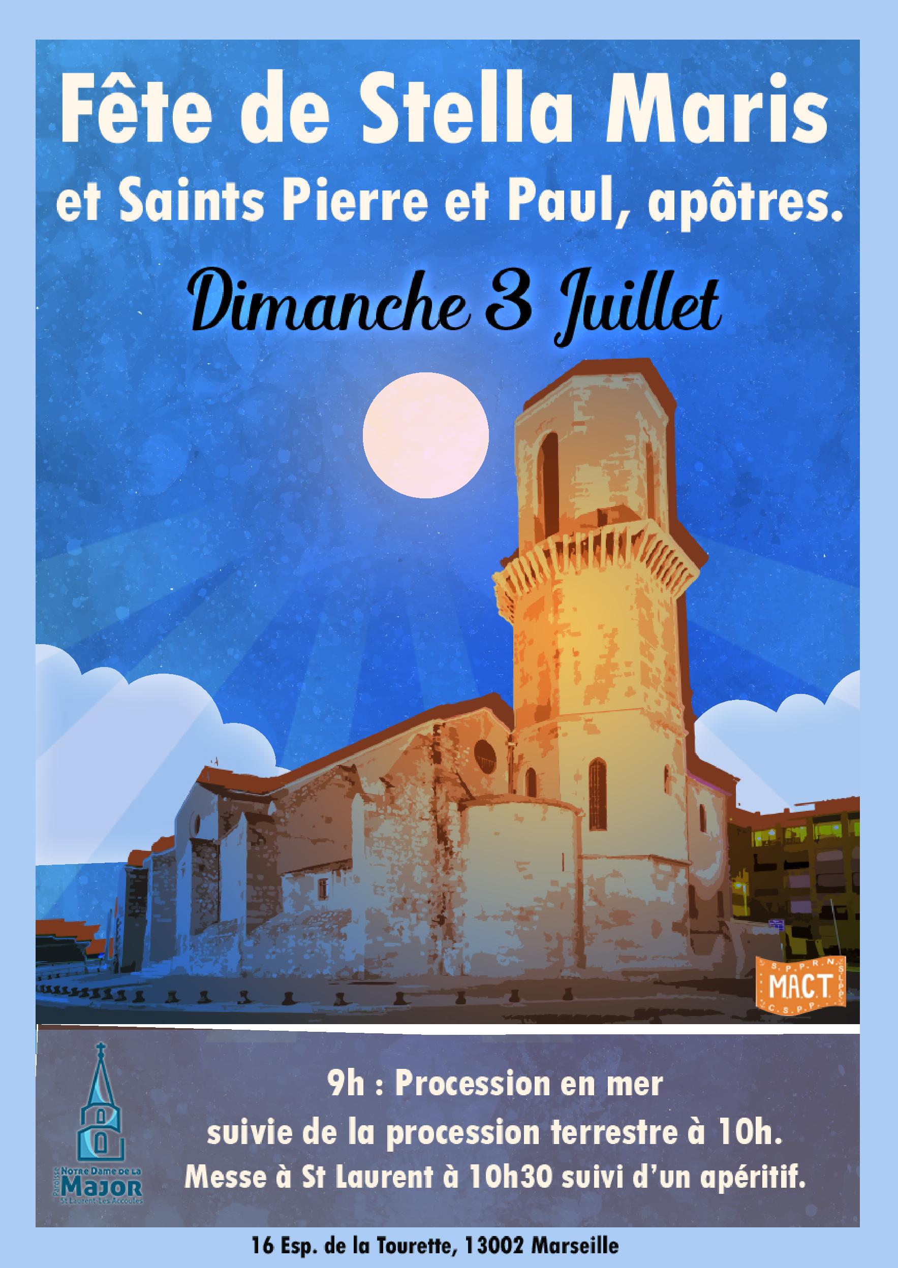 Fête de Stella Maris et saints Pierre et Paul, apôtres Diocèse de