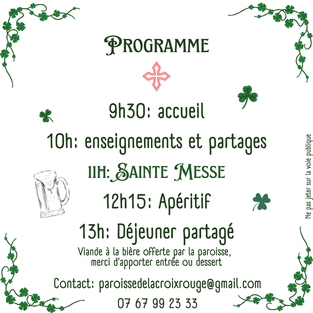Saint Patrick 2024 - Diocèse de Marseille