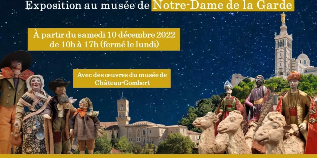 affiche exposition noël en provence paysage