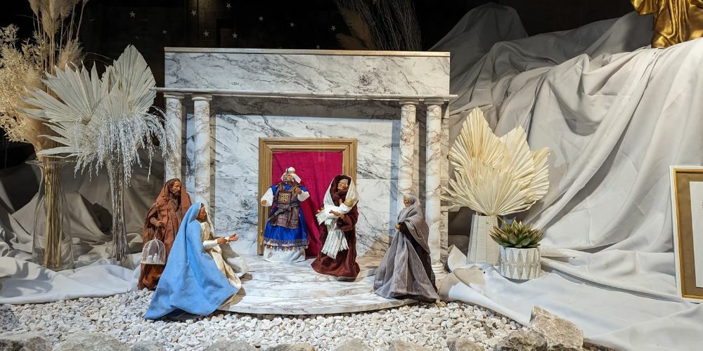 crèche blanche